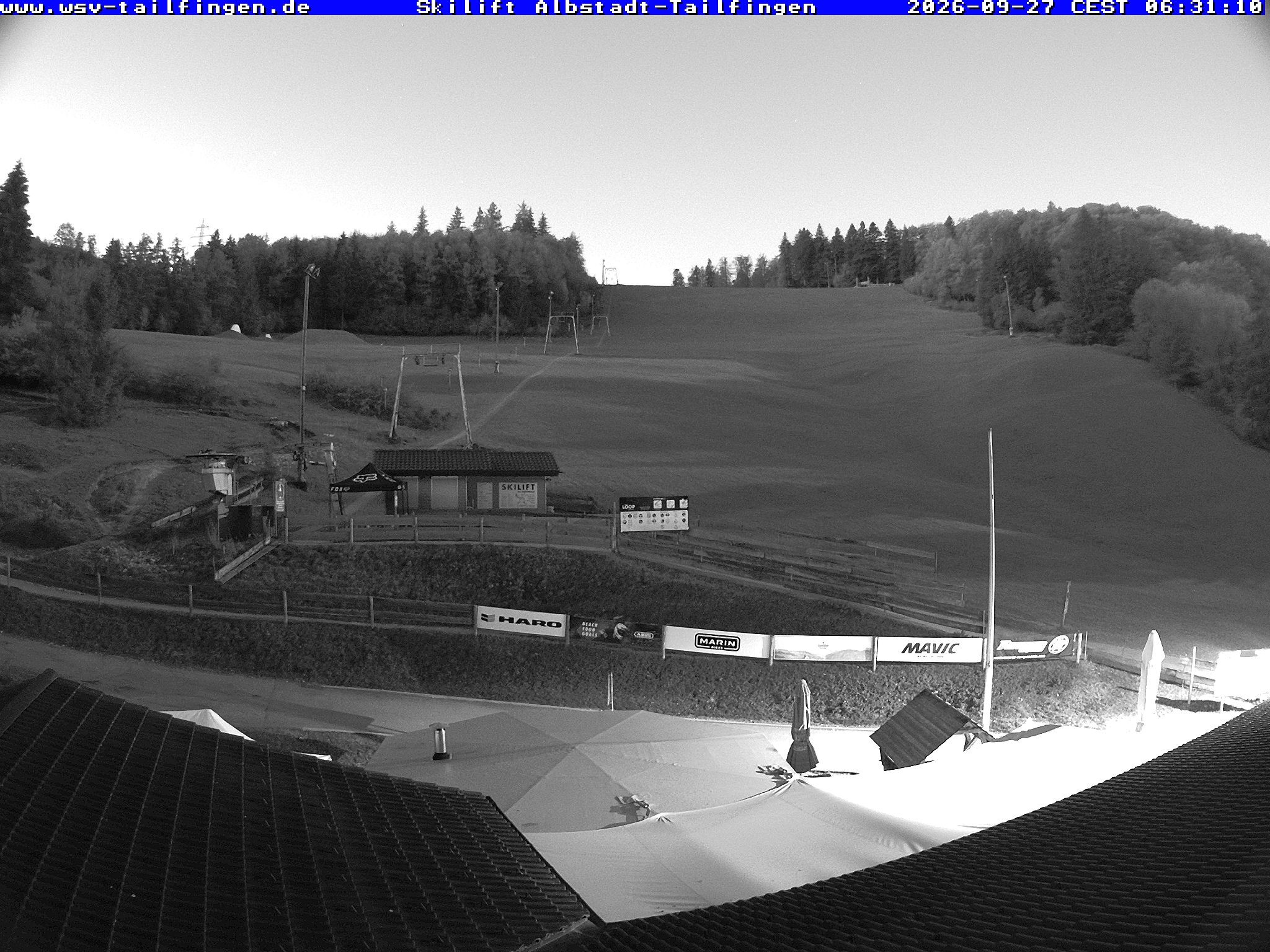 Archiv Foto Webcam Panorama Sicht von dem WSV Vereinsheim Dach an der Schwäbischen Alb