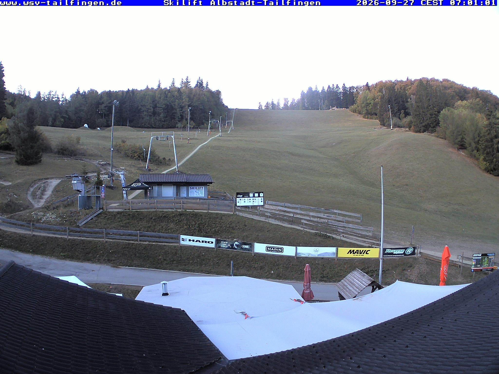 Archiv Foto Webcam Panorama Sicht von dem WSV Vereinsheim Dach an der Schwäbischen Alb