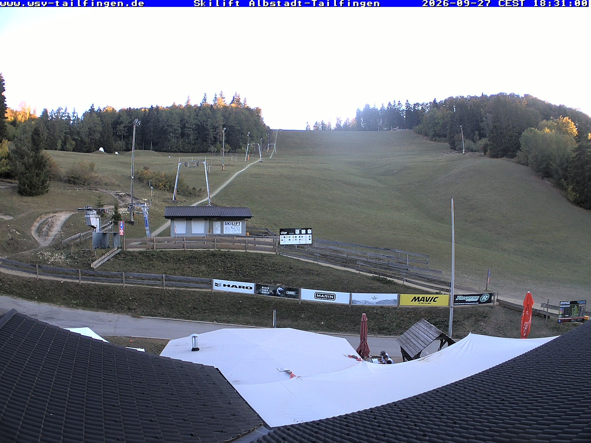 Archiv Foto Webcam Panorama Sicht von dem WSV Vereinsheim Dach an der Schwäbischen Alb