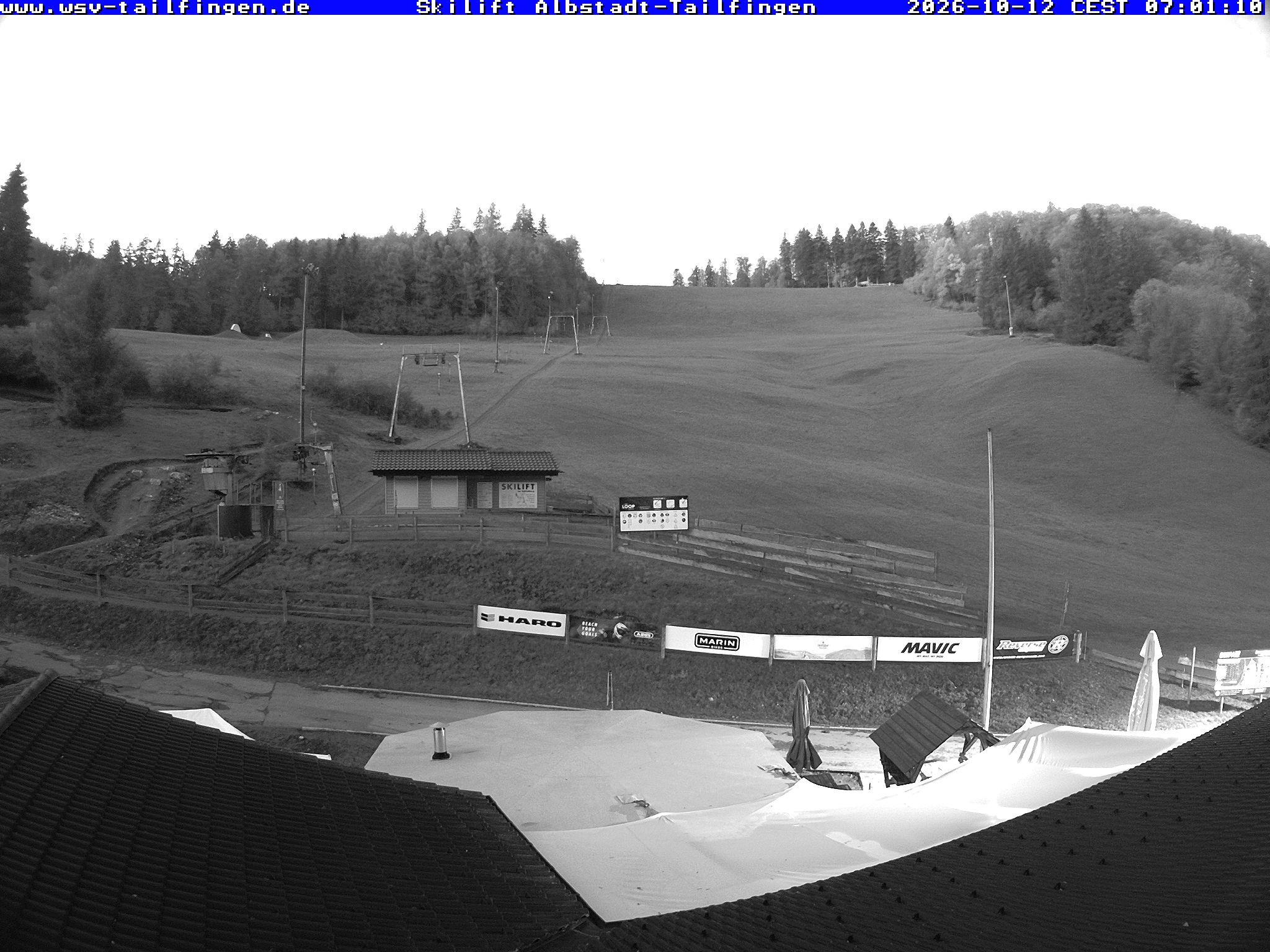Archiv Foto Webcam Panorama Sicht von dem WSV Vereinsheim Dach an der Schwäbischen Alb