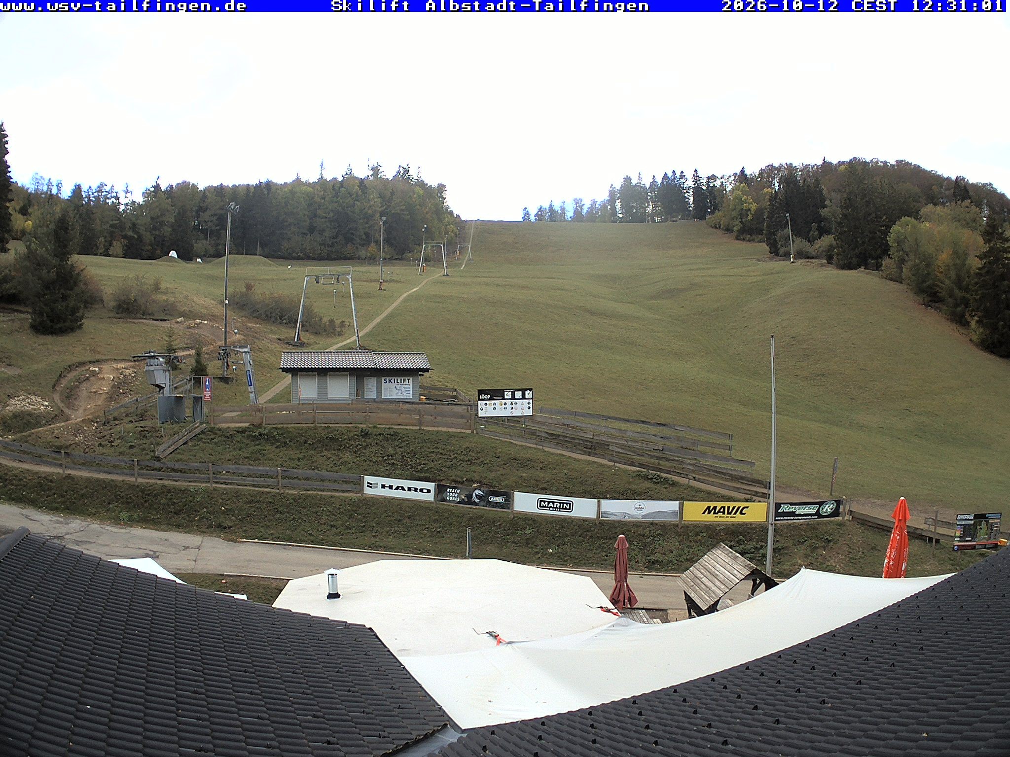 Archiv Foto Webcam Panorama Sicht von dem WSV Vereinsheim Dach an der Schwäbischen Alb