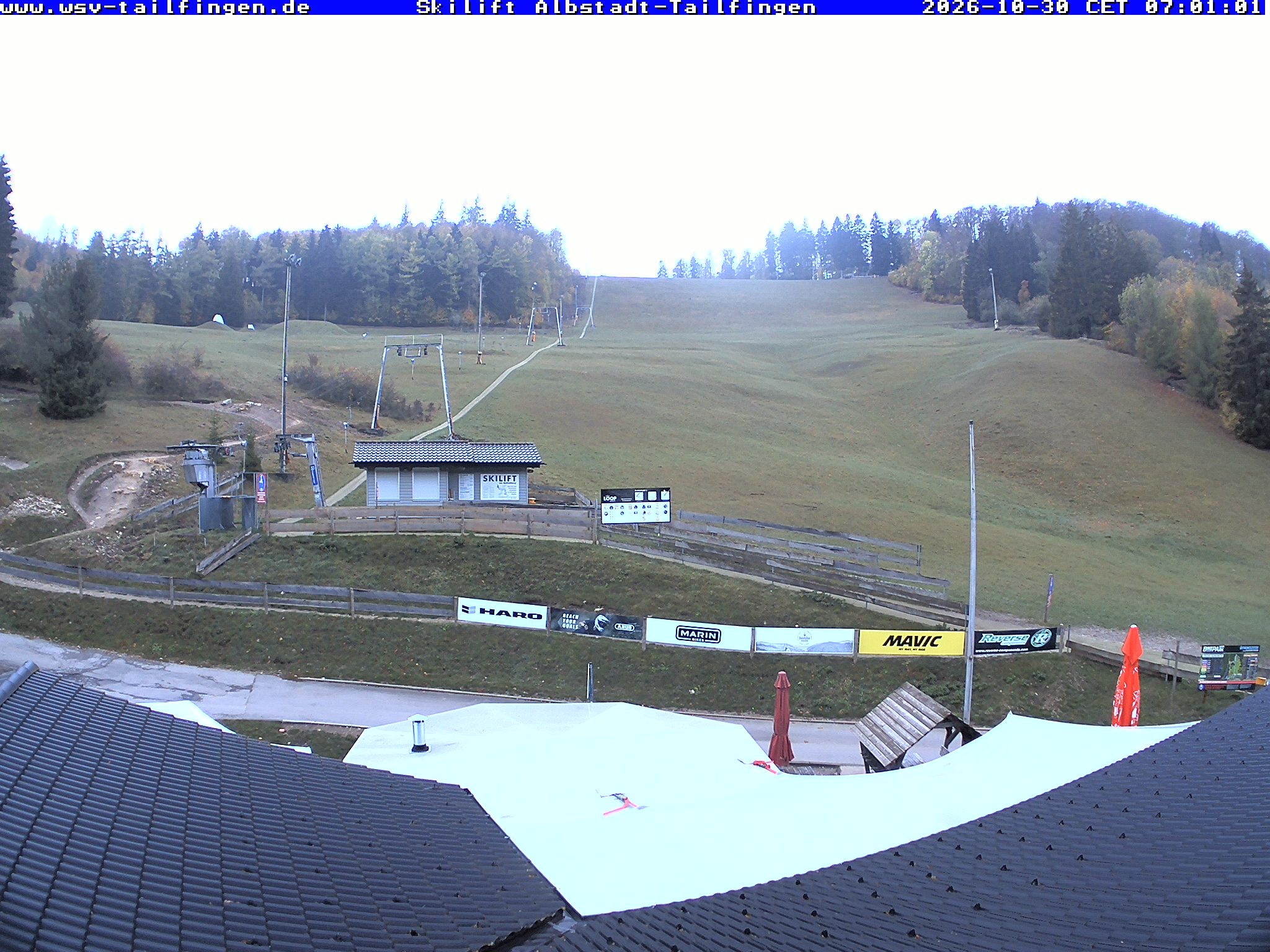 Archiv Foto Webcam Panorama Sicht von dem WSV Vereinsheim Dach an der Schwäbischen Alb