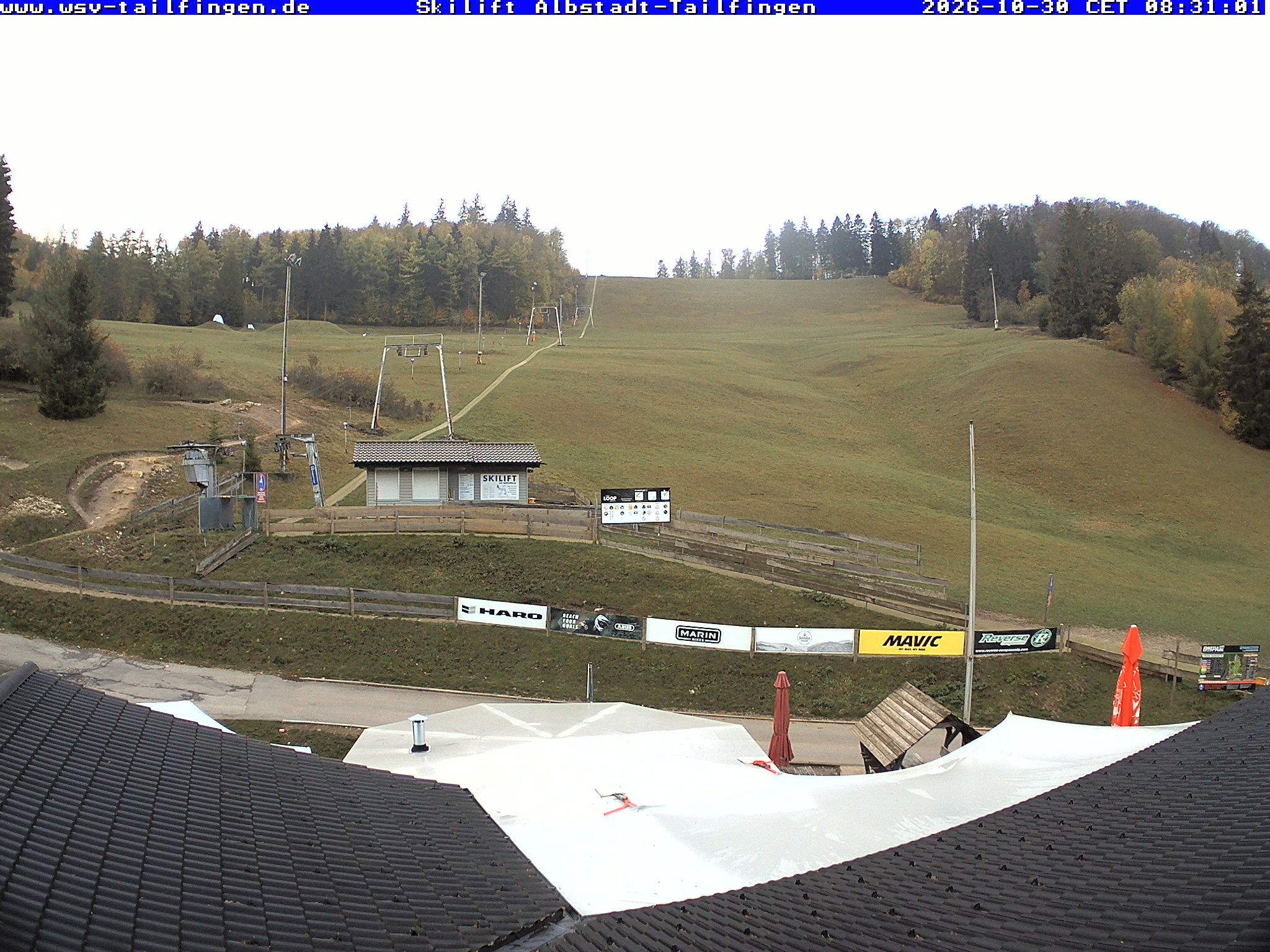 Archiv Foto Webcam Panorama Sicht von dem WSV Vereinsheim Dach an der Schwäbischen Alb