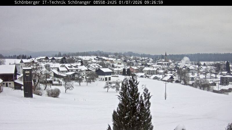 Archived image Webcam Neuschönau in the Bavarian Forest
