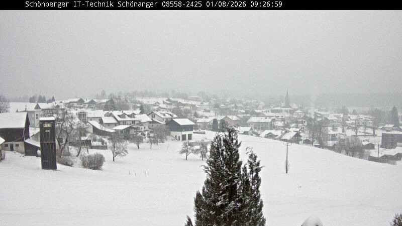 Archived image Webcam Neuschönau in the Bavarian Forest