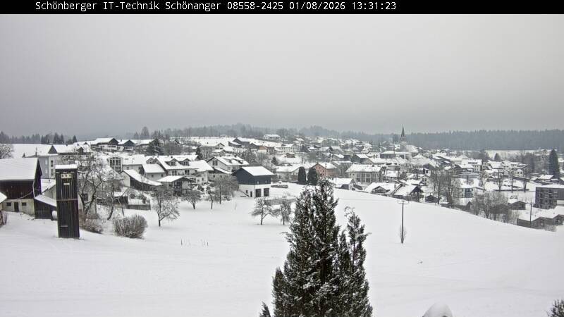 Archived image Webcam Neuschönau in the Bavarian Forest