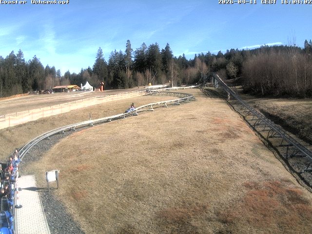 Archived image Webcam Ochsenkopf mountain Coaster