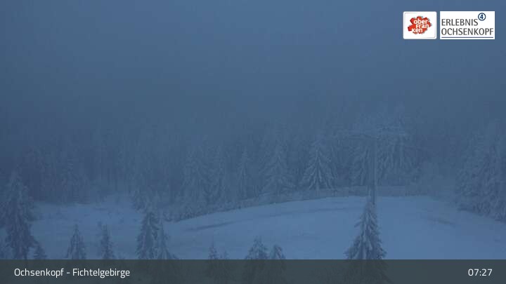 Archiv Foto Webcam Sendeturm auf dem Ochsenkopf