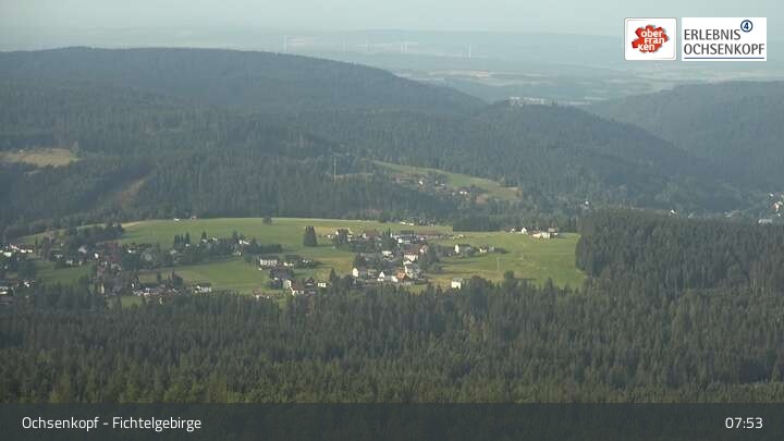 Archived image Webcam Transmission tower at Ochsenkopf mountain