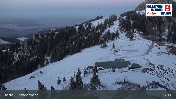 Archiv Foto Webcam Bergstation Kampenwandbahn