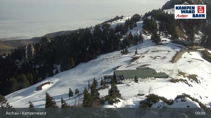 Archiv Foto Webcam Bergstation Kampenwandbahn