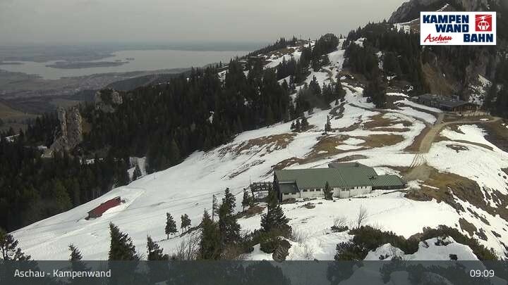 Archived image Webcam Top station Kampenwandbahn