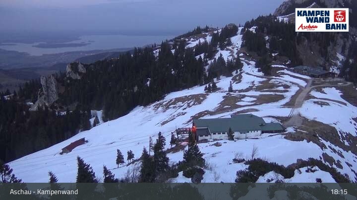 Archiv Foto Webcam Bergstation Kampenwandbahn