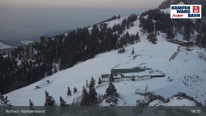 Archived image Webcam Top station Kampenwandbahn