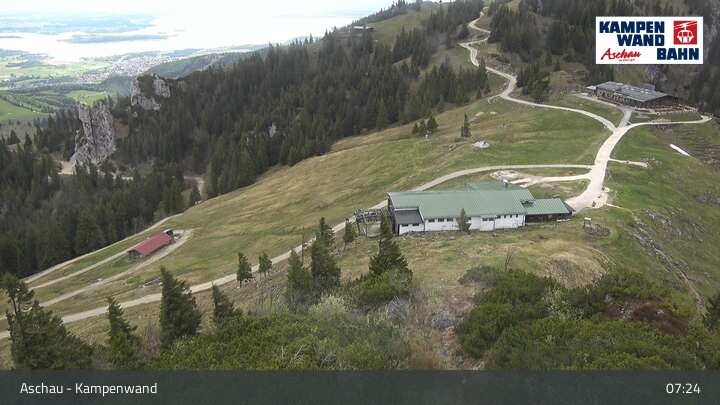 Archiv Foto Webcam Bergstation Kampenwandbahn