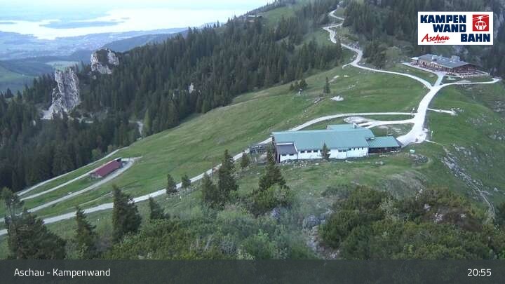 Archived image Webcam Top station Kampenwandbahn