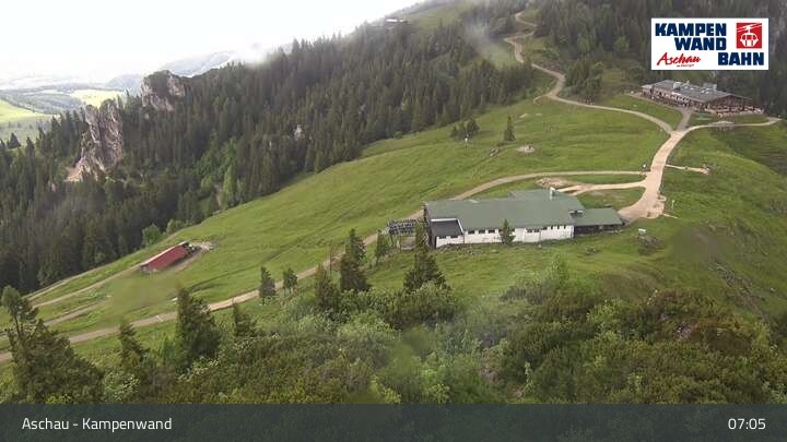 Archiv Foto Webcam Bergstation Kampenwandbahn