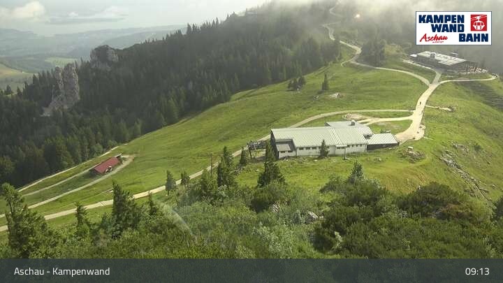 Archiv Foto Webcam Bergstation Kampenwandbahn