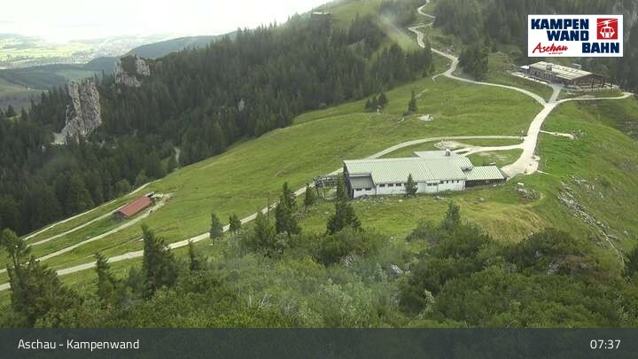 Archiv Foto Webcam Bergstation Kampenwandbahn