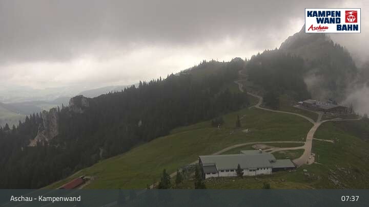 Archiv Foto Webcam Bergstation Kampenwandbahn