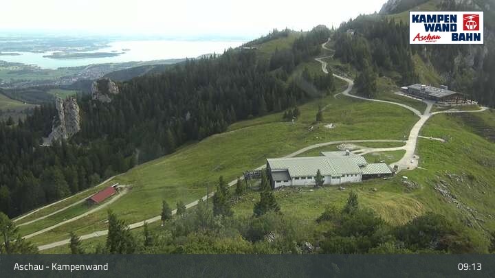 Archived image Webcam Top station Kampenwandbahn