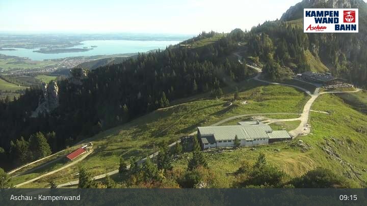 Archived image Webcam Top station Kampenwandbahn