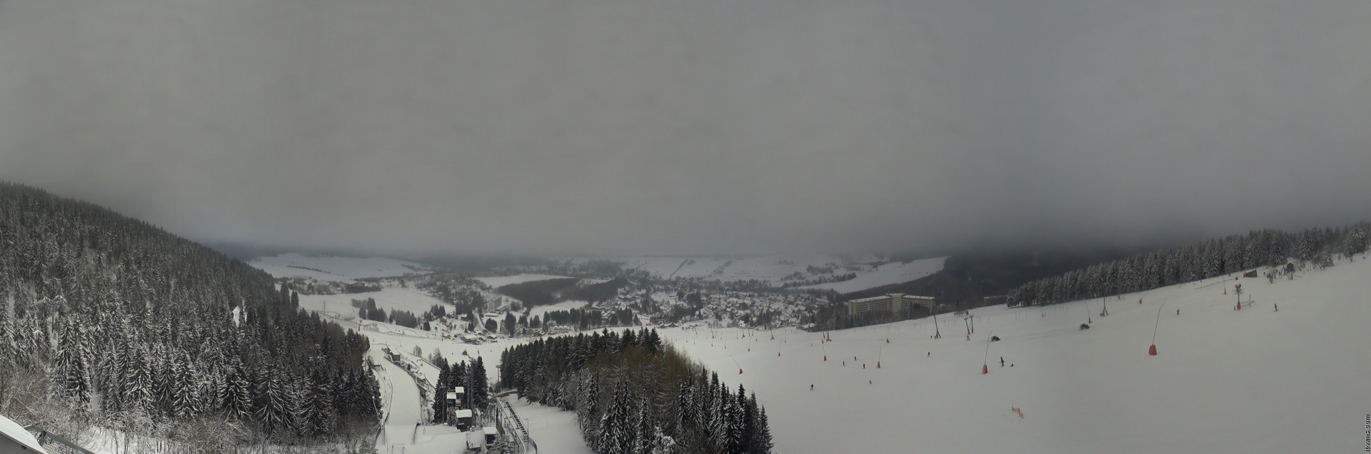 Archiv Foto Webcam Oberwiesenthal - Ausblick vom Fichtelberg