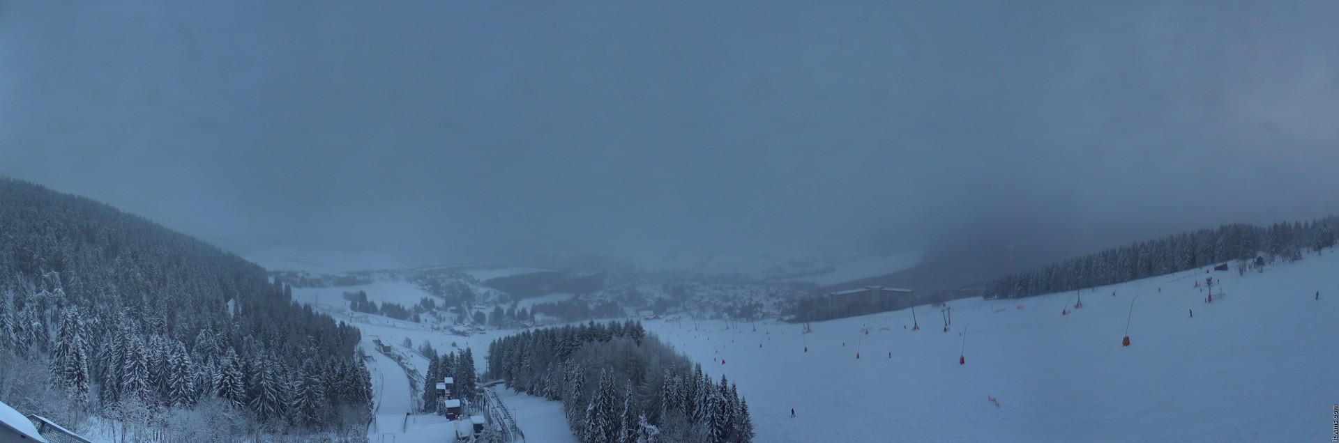 Archived image Webcam Fichtelberg mountain