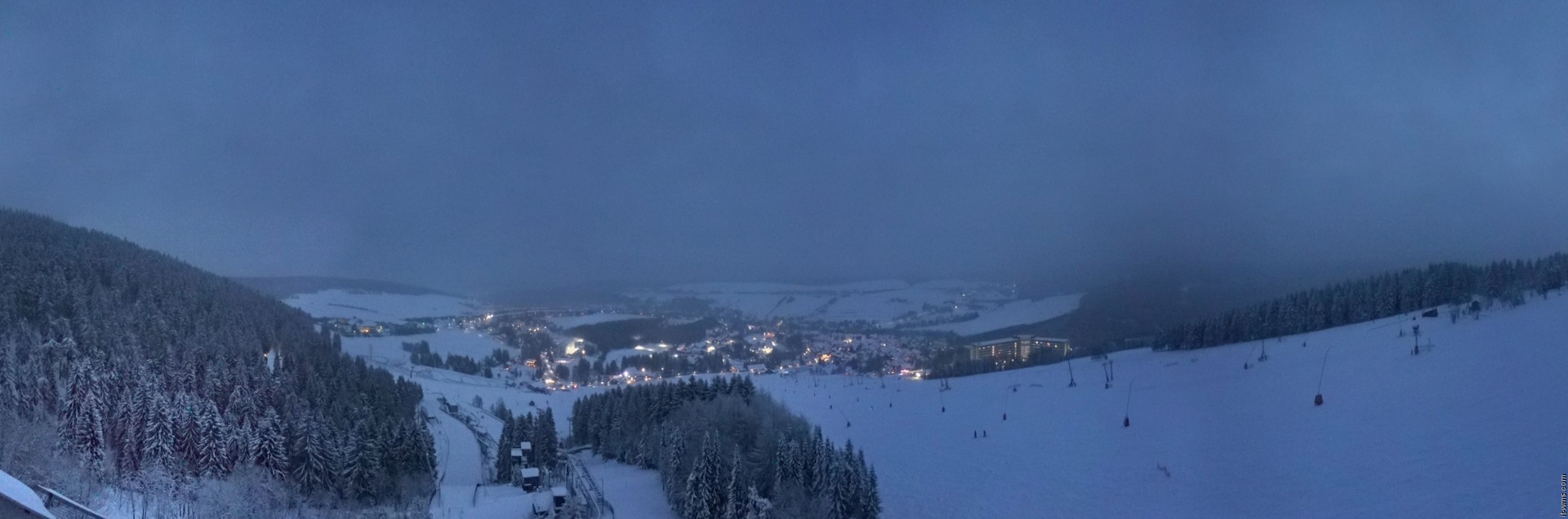 Archived image Webcam Fichtelberg mountain