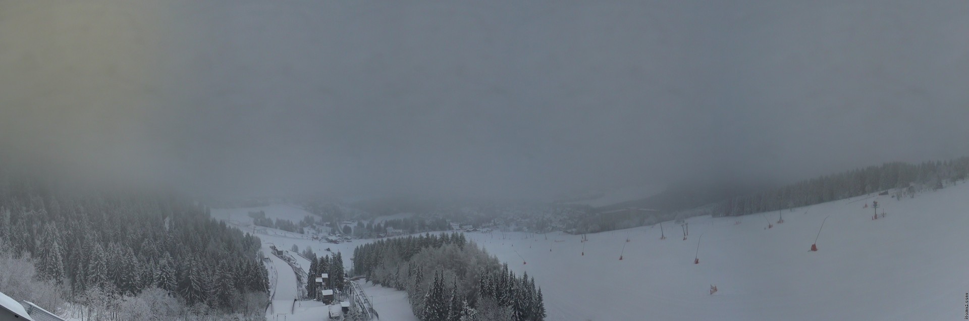 Archiv Foto Webcam Oberwiesenthal - Ausblick vom Fichtelberg