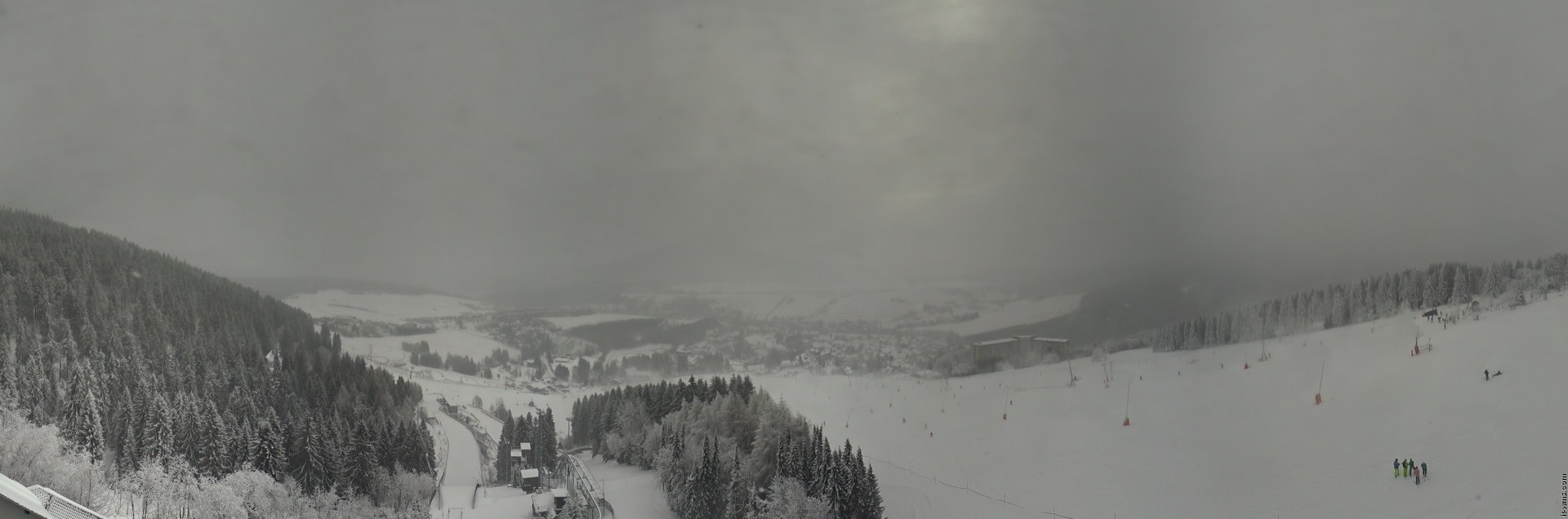 Archiv Foto Webcam Oberwiesenthal - Ausblick vom Fichtelberg