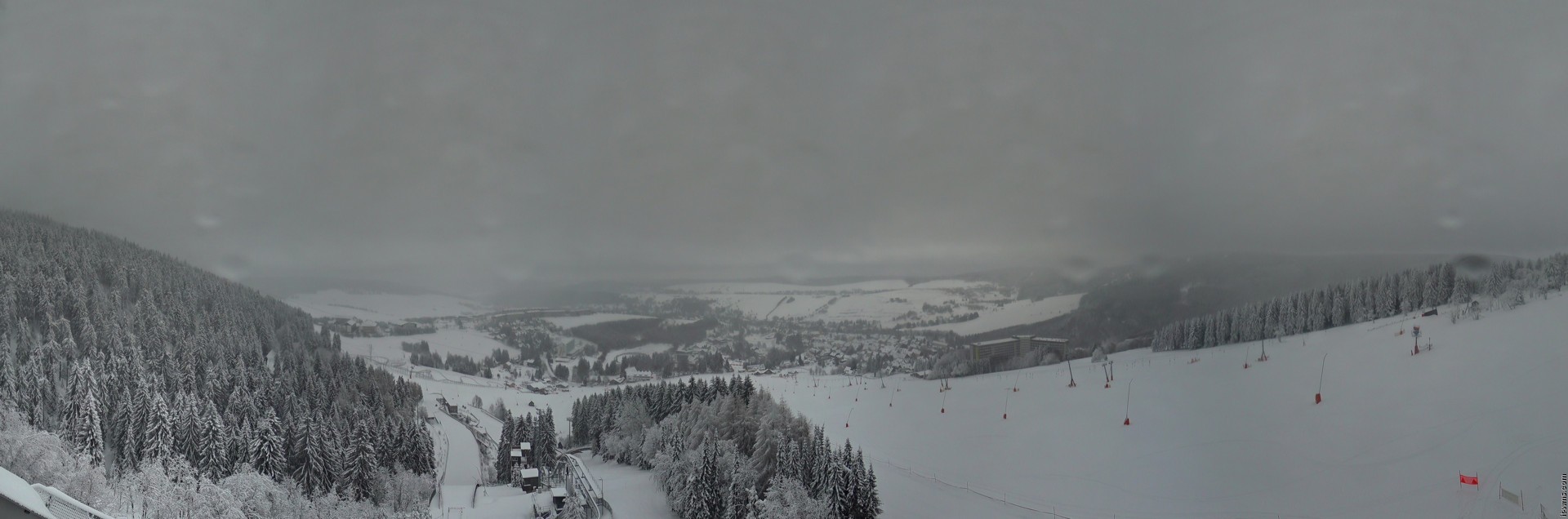 Archiv Foto Webcam Oberwiesenthal - Ausblick vom Fichtelberg