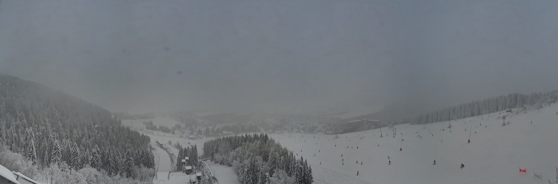 Archiv Foto Webcam Oberwiesenthal - Ausblick vom Fichtelberg