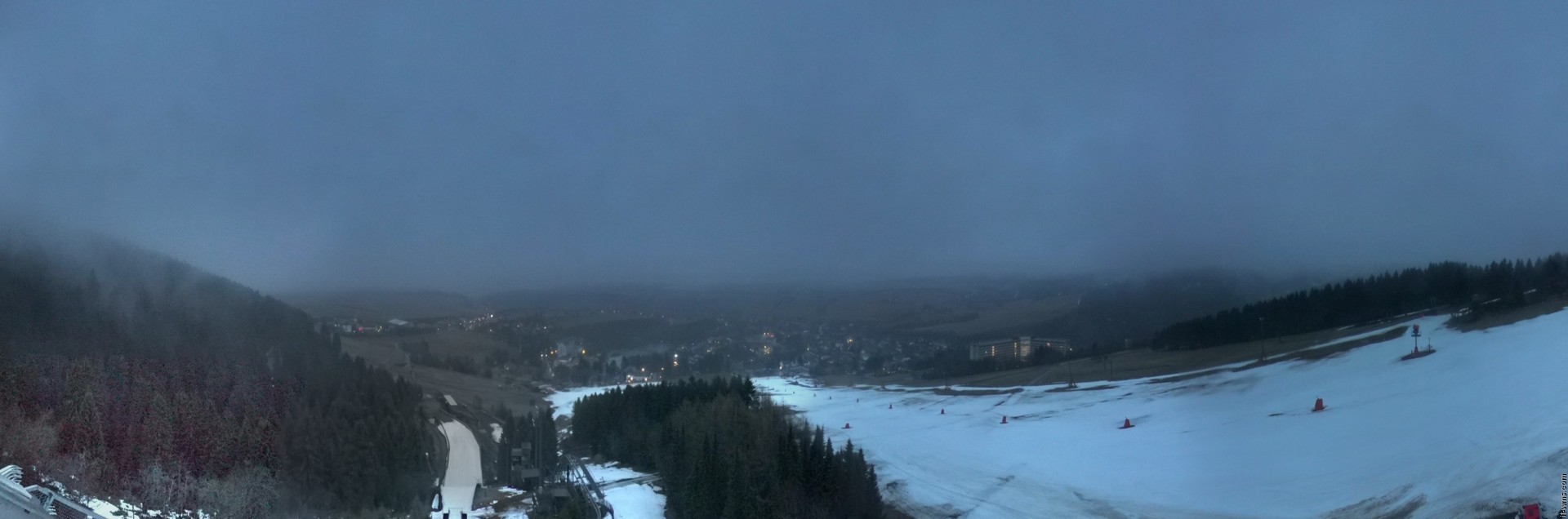 Archiv Foto Webcam Oberwiesenthal - Ausblick vom Fichtelberg