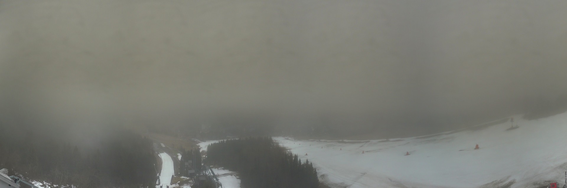 Archiv Foto Webcam Oberwiesenthal - Ausblick vom Fichtelberg