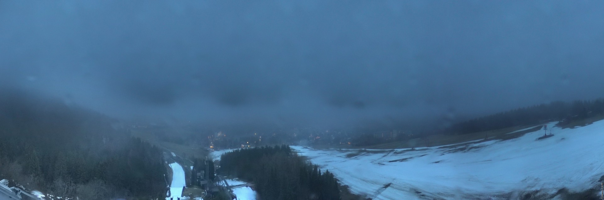 Archiv Foto Webcam Oberwiesenthal - Ausblick vom Fichtelberg