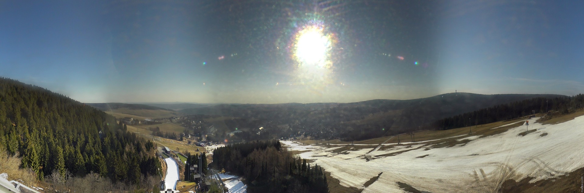 Archiv Foto Webcam Oberwiesenthal - Ausblick vom Fichtelberg