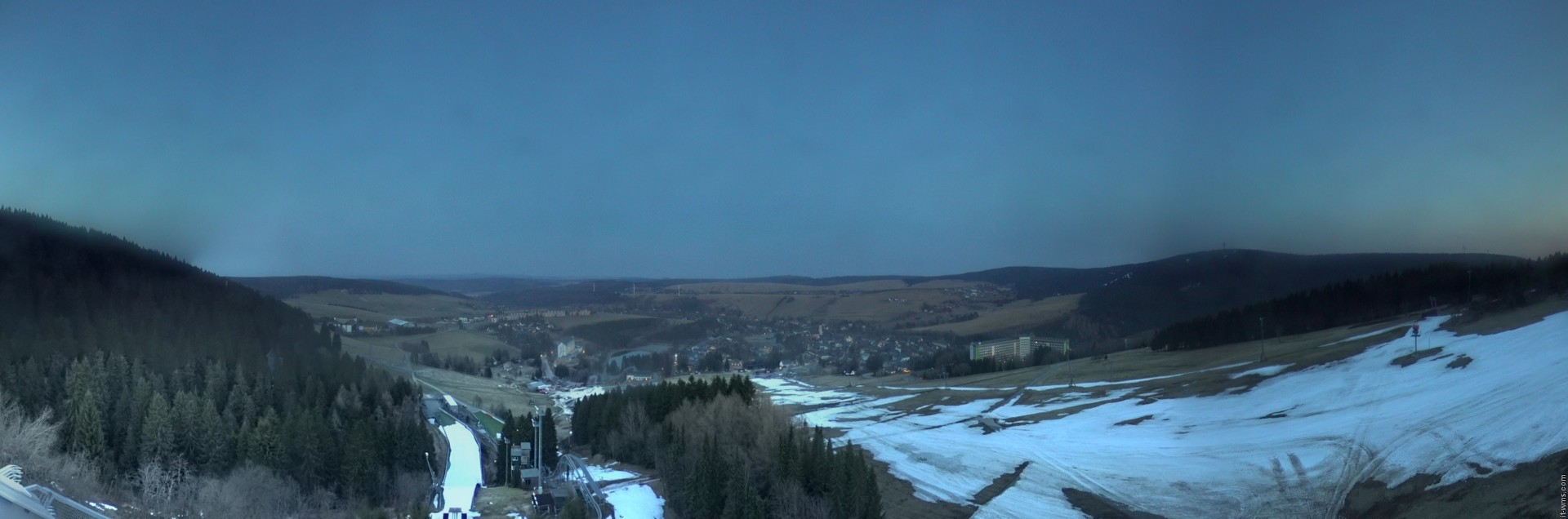 Archiv Foto Webcam Oberwiesenthal - Ausblick vom Fichtelberg