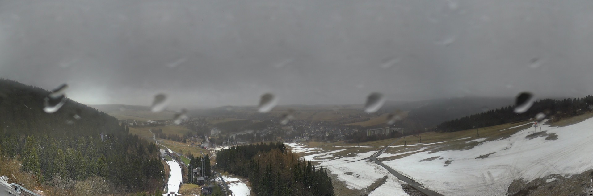 Archiv Foto Webcam Oberwiesenthal - Ausblick vom Fichtelberg