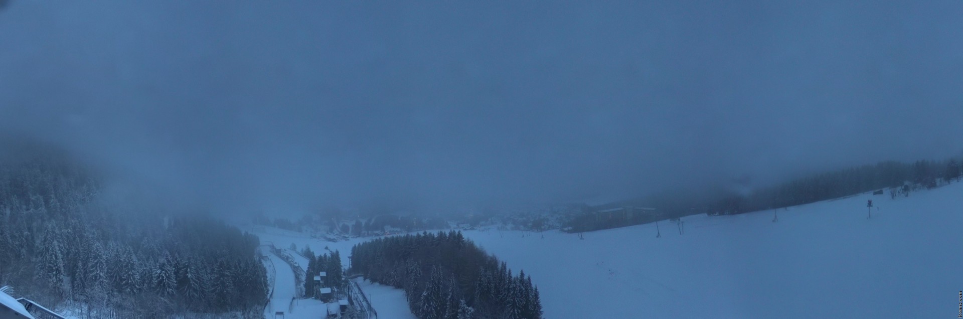 Archiv Foto Webcam Oberwiesenthal - Ausblick vom Fichtelberg