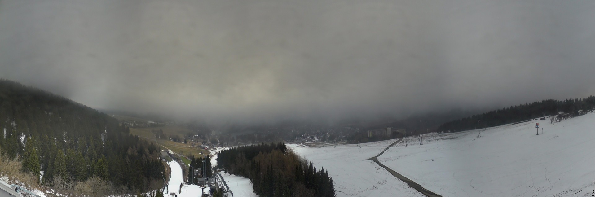 Archiv Foto Webcam Oberwiesenthal - Ausblick vom Fichtelberg