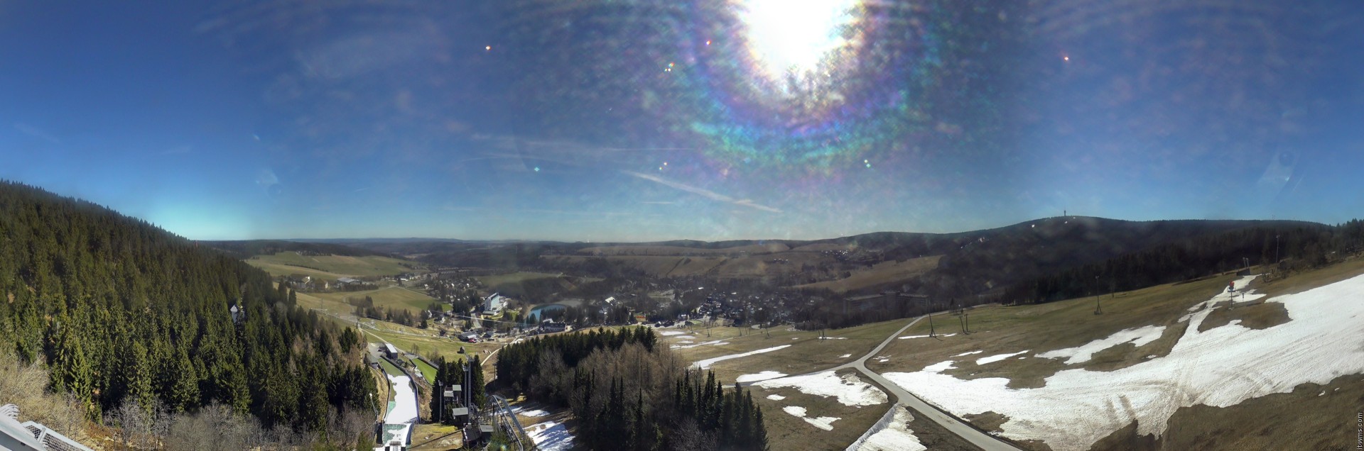 Archiv Foto Webcam Oberwiesenthal - Ausblick vom Fichtelberg