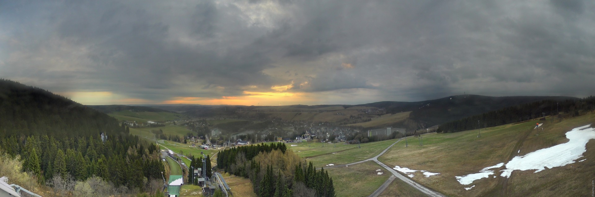Archiv Foto Webcam Oberwiesenthal - Ausblick vom Fichtelberg