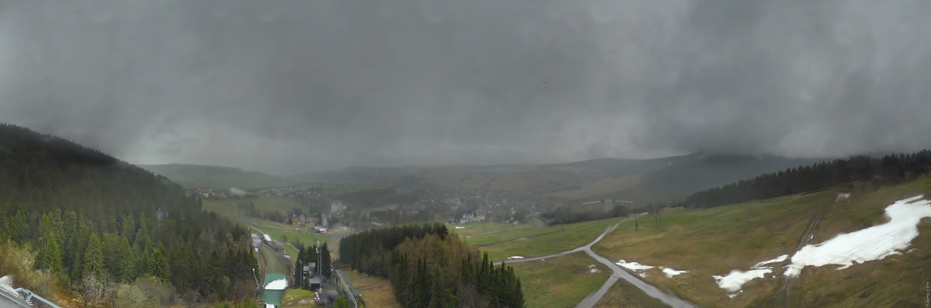 Archiv Foto Webcam Oberwiesenthal - Ausblick vom Fichtelberg