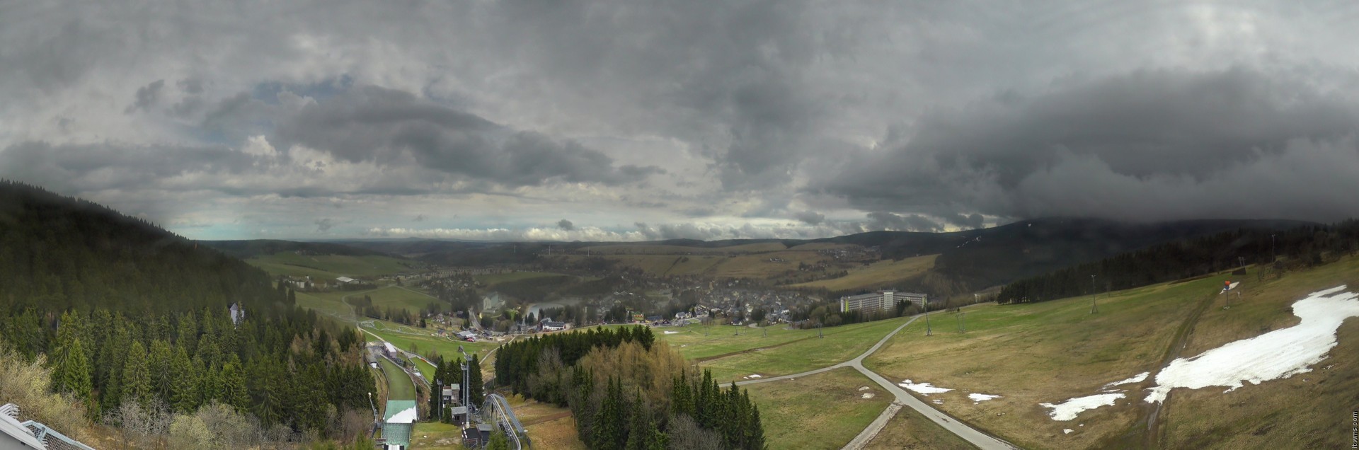 Archiv Foto Webcam Oberwiesenthal - Ausblick vom Fichtelberg