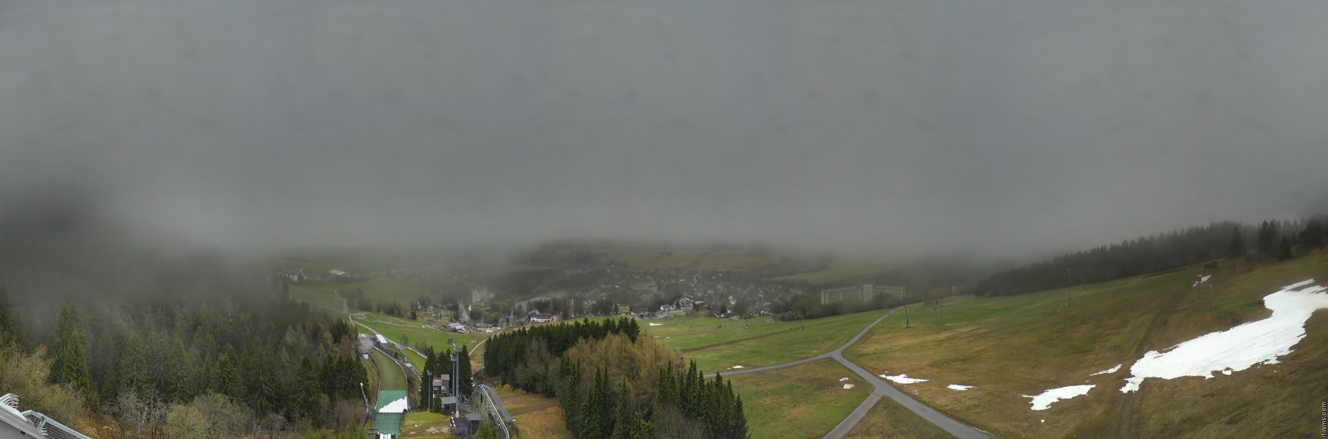 Archiv Foto Webcam Oberwiesenthal - Ausblick vom Fichtelberg