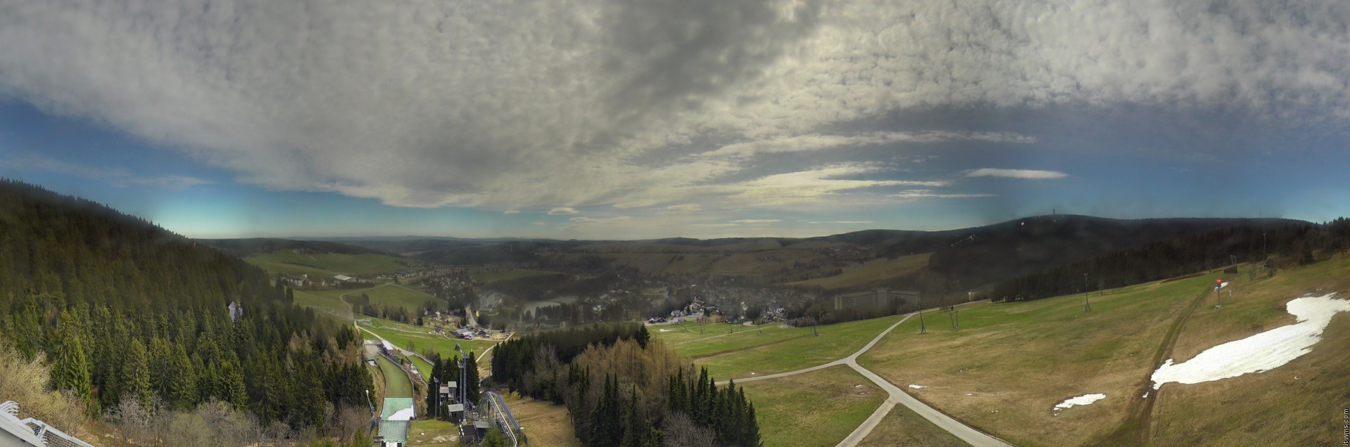 Archiv Foto Webcam Oberwiesenthal - Ausblick vom Fichtelberg