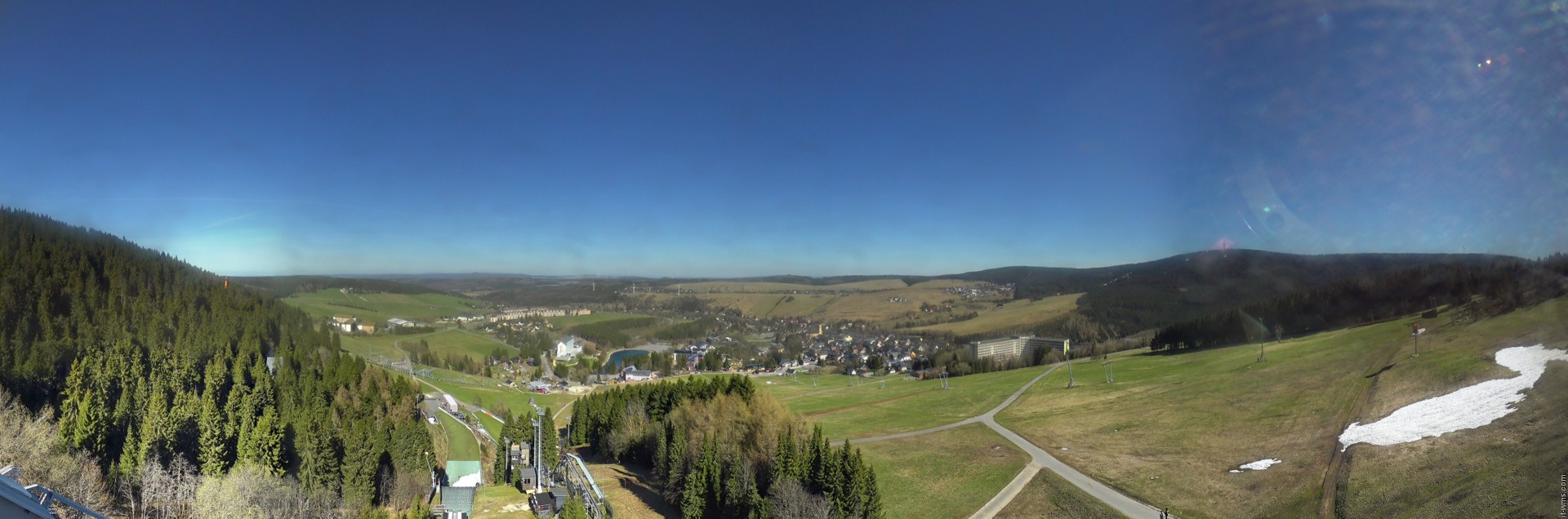 Archiv Foto Webcam Oberwiesenthal - Ausblick vom Fichtelberg