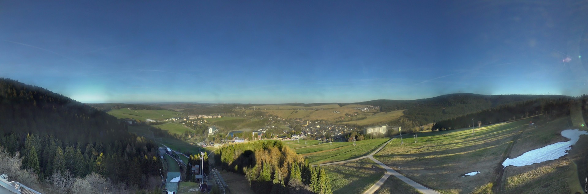 Archiv Foto Webcam Oberwiesenthal - Ausblick vom Fichtelberg