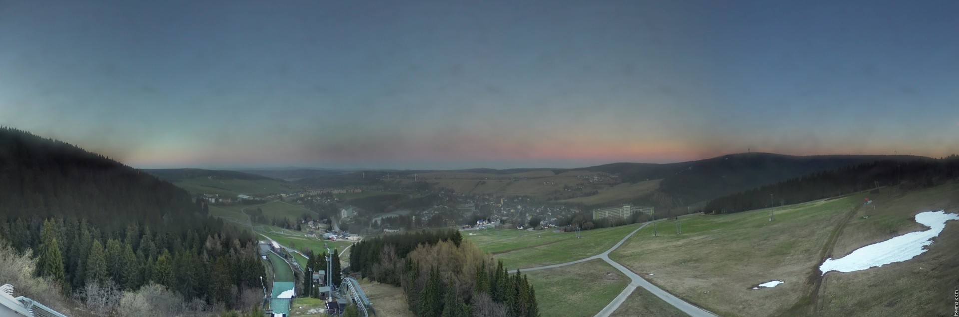 Archiv Foto Webcam Oberwiesenthal - Ausblick vom Fichtelberg